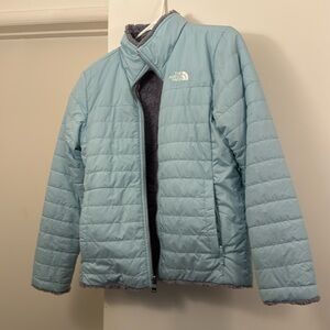 Baby Blue NORTH FACE jacket